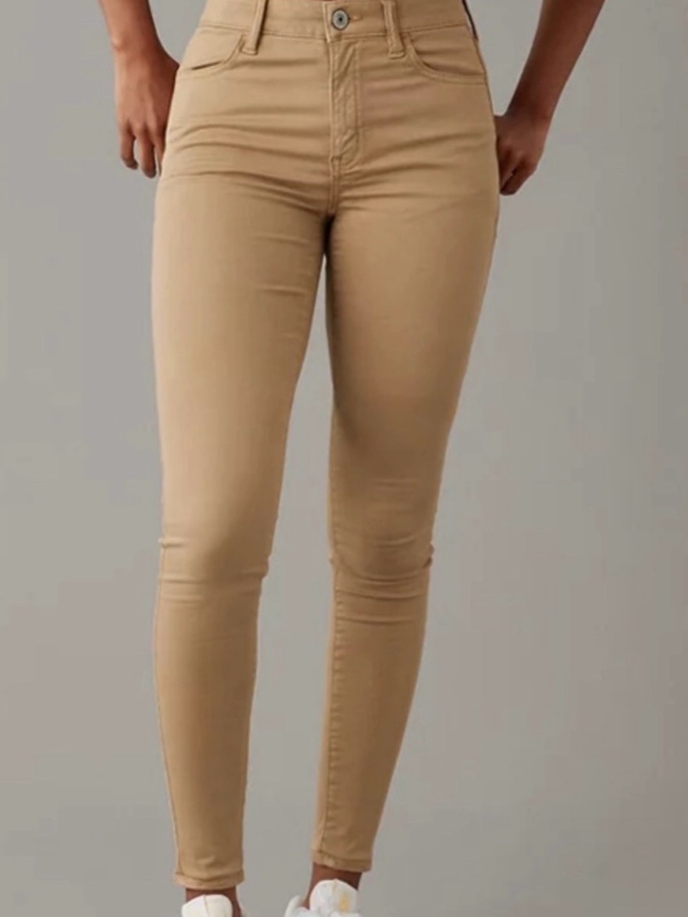 Old Navy Women's Skinny Jeans in Khaki Tan